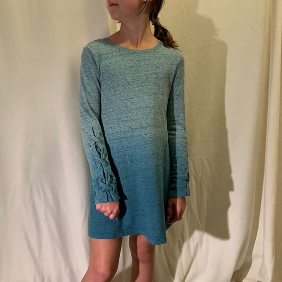 Justice Other - Justice Dress, Girls size 8, Ombré Teal/Blue